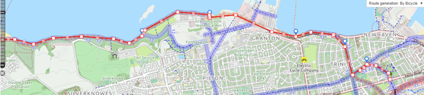 cycle route
