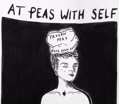'At Peas with Self' - by Lizzie Rose for Still and Wild