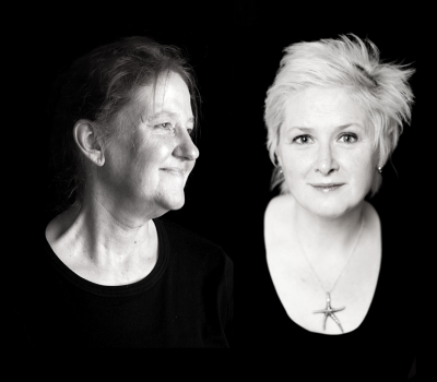 Photograph of Kathy Dyson and Cindy Douglas