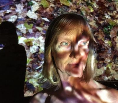 Kath Burlinson with shadows