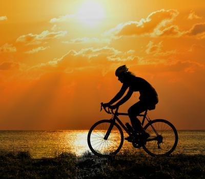 woman cyclist